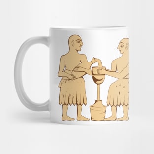Sumerian Making Beer Mug